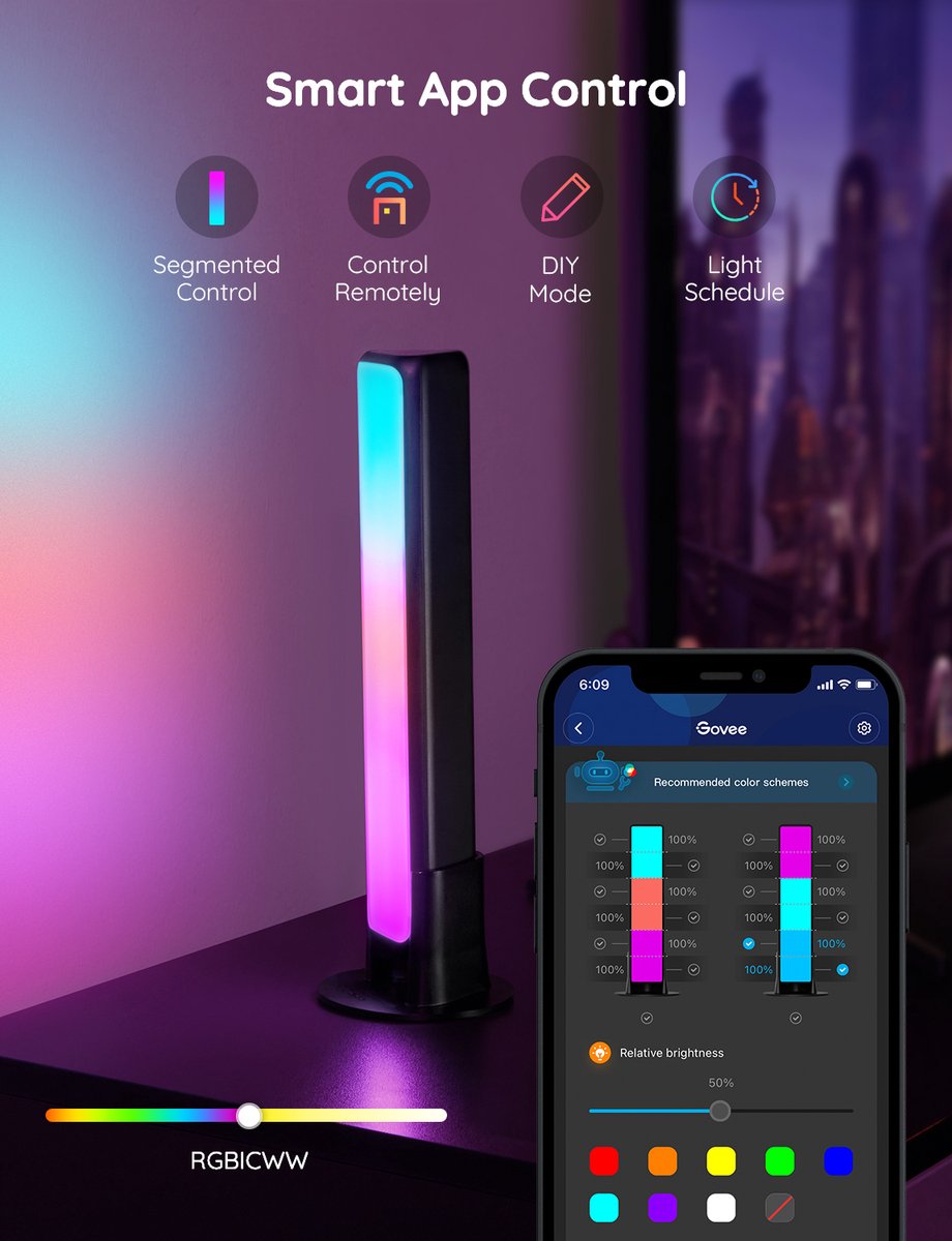 Smart Light Bars - Wifi & Bluetooth